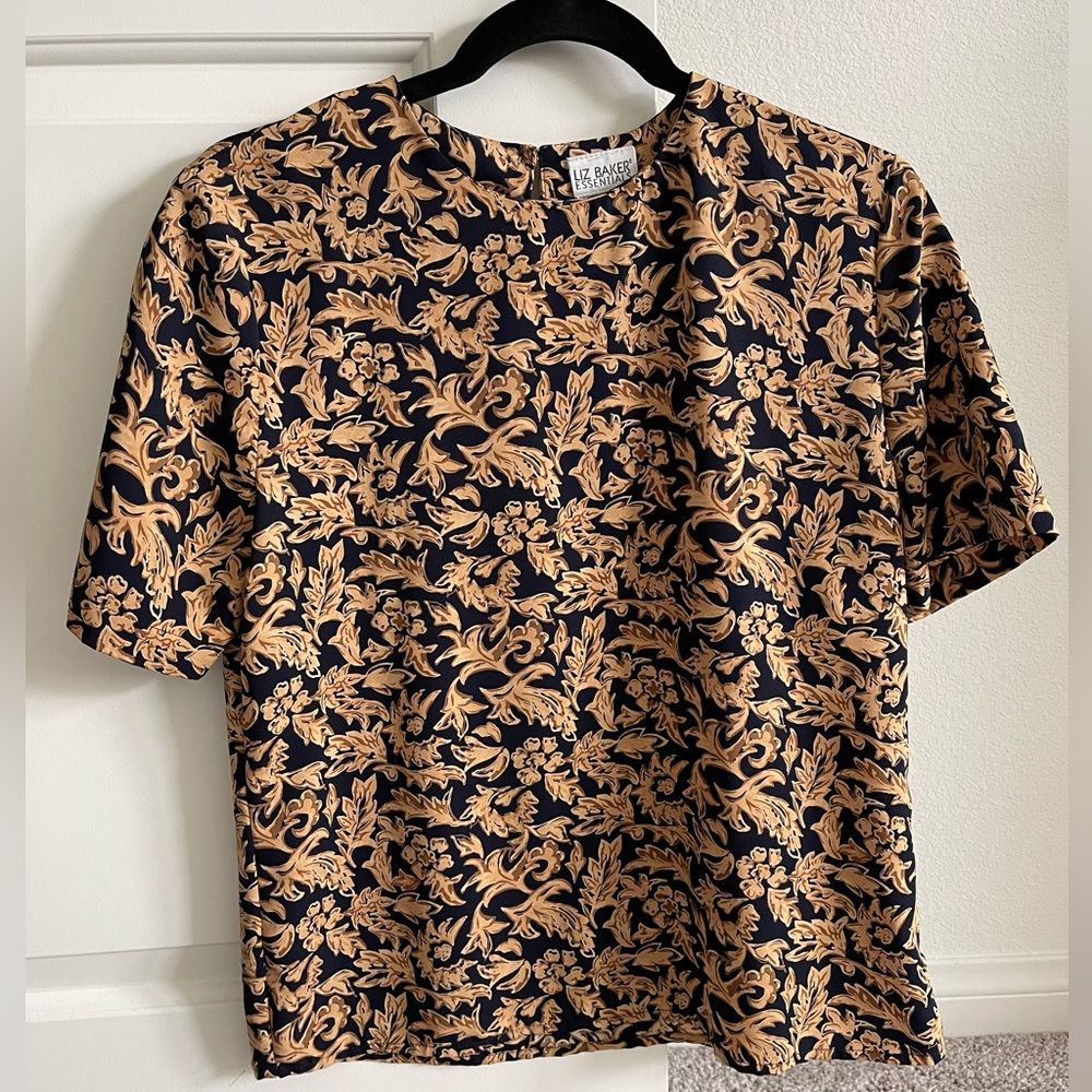 Liz Baker Petite Small top blouse